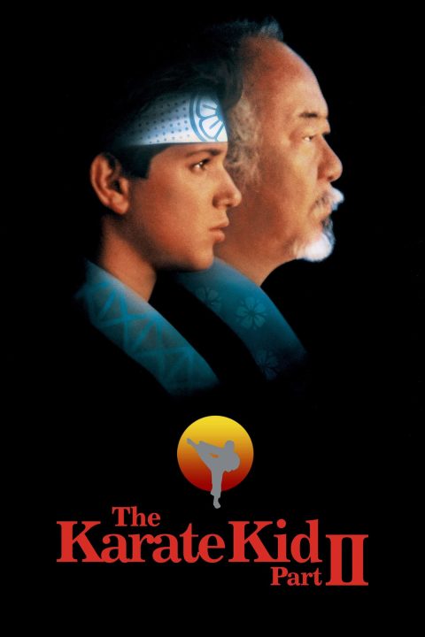 Poster for the movie "The Karate Kid Part II"