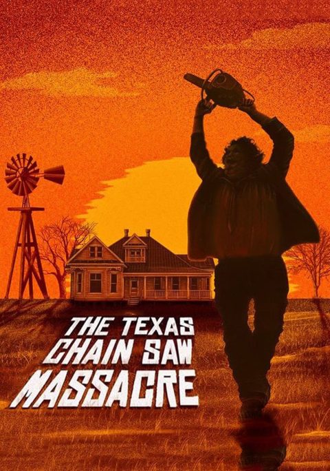 Poster for the movie "The Texas Chain Saw Massacre"