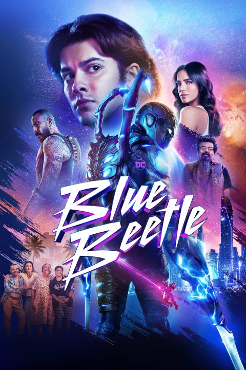 Poster for the movie "Blue Beetle"